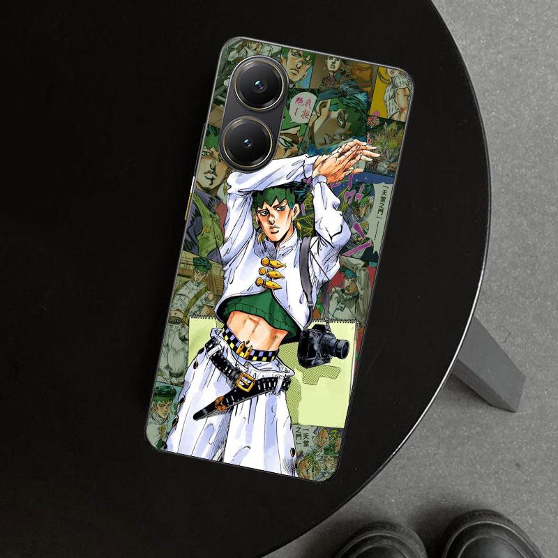 JoJo Adventure Rohan Kishibe Phone Case Cover for Xiaomi Poco X6 X5 X7 Pro F7 Ultra Redmi 15C 15 13C 13 12C 12 10C 10 10A 9C 9A