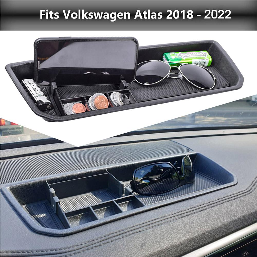 For VW Atlas and Cross Sport Accessories Dashboard Organizer 2018 2019 2020 2025 2025 2025 Insert ABS Box Storage