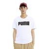 Puma Letter Round Neck Breathable Comfortable Casual Sports Short Sleeve T-Shirt Men T-Shirts White 671259-02