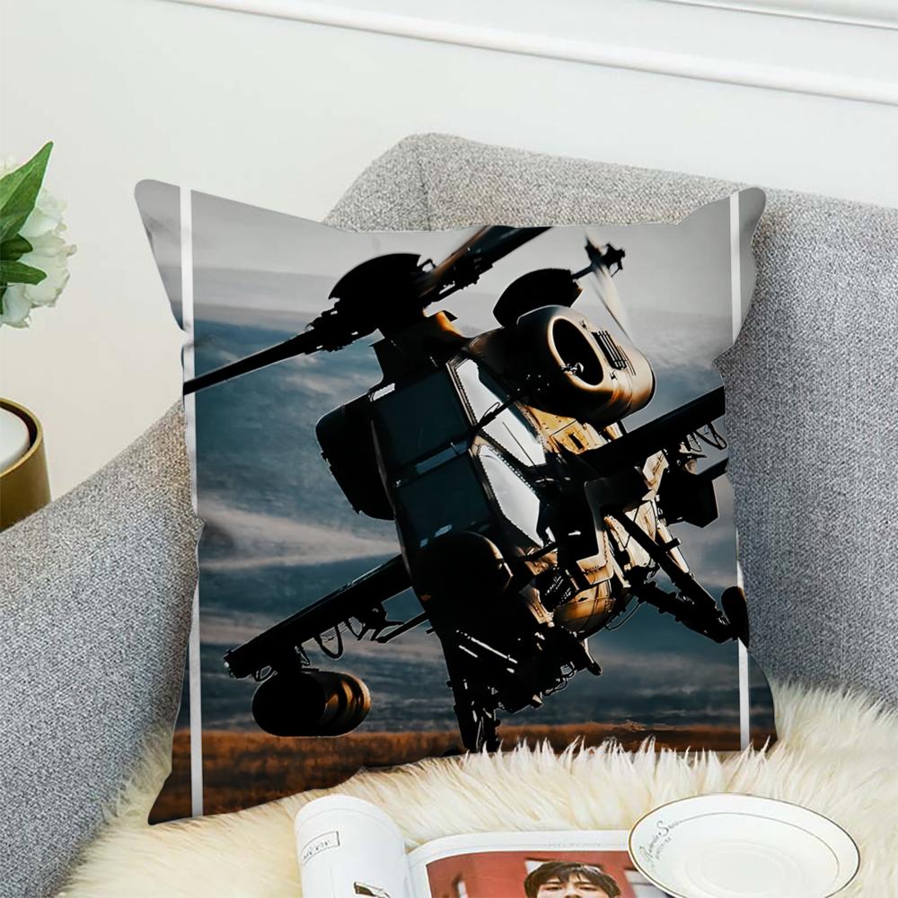 Modern Fighter Jets Cool Pillow Case For Car Sofa Decorative Home Double-sided Print Plush Square Throw Pillow Cushion Cover