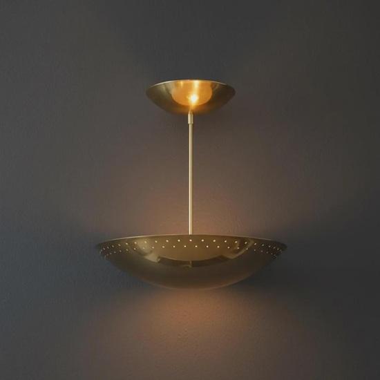 Handcrafted Raw Brass Sputnik Chandelier Mid Century Flush Mount Light Office, Home, Bedroom, Decorative Diwali, Christmas Gift