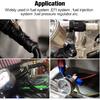 EVIL ENERGY 6AN Male to 6AN Male Flare Union Coupler with 1/8 NPT Gauge Port Fitting Adapter 2PCS
