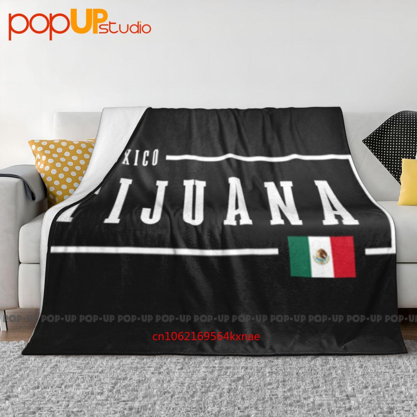 

Tijuana City State Mexico Mexican Country Flag Ultra-Soft Blanket Quilt Winter Sofa Cover Bed Covers 30x40in