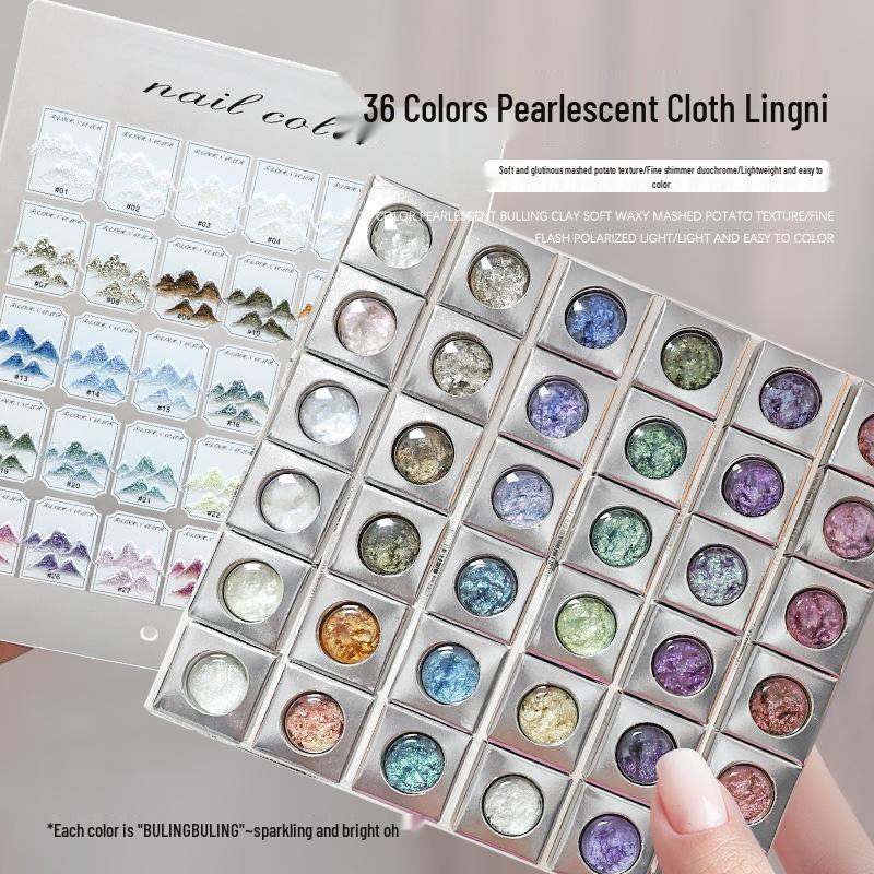 

Nail Art Glitter Pearlescent Starlight Opal Brocade Decorations