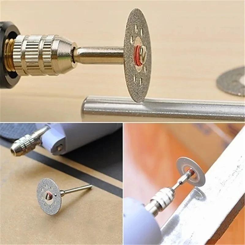 12 szt./zestaw 22 mm HSS Tarcza tnąca Ostrze piły tarczowej Do cięcia metalu Narzędzia ścierne Do narzędzia obrotowego Dremel ostrze tnące