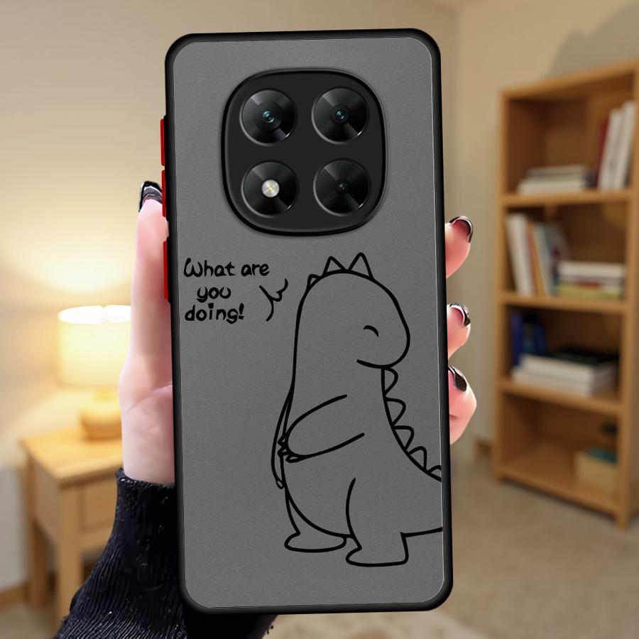

Case for Xiaomi Redmi Note 14 10 13C 11 12 13 Pro Plus A4 9S 14C Funda Back Phone Cover Cute Couple Dinosaur Redmi Note 11 Pro 5G