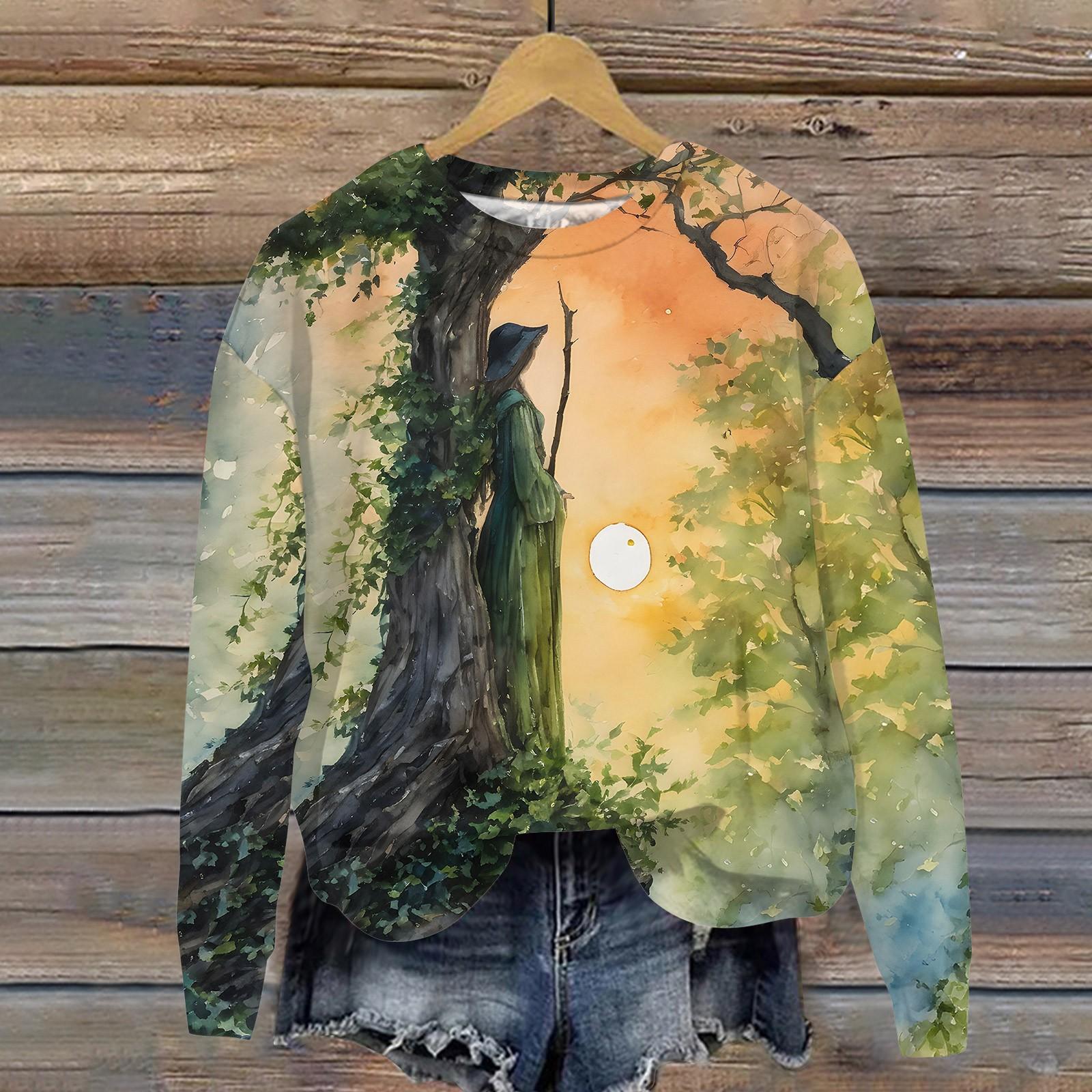 Женский Хэллоуин с принтом