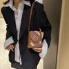 Crossbody Mobile Phone Bag 2025 Autumn and Winter New Retro Small Square Bag Fashionable Contrasting Shoulder Bag