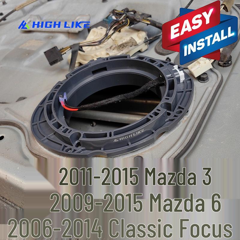 6.5-inch Car Door Speaker Spacer for Ford Classic Focus Non-Destructive Upgrade by HIGH LIKE