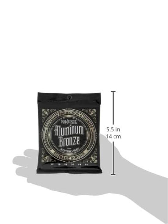 Ernie Ball 2566 Acoustic Guitar Strings EARTHWOOD ALUMINUM BRONZE MEDIUM LIGHT [Genuine Product] (12-54)