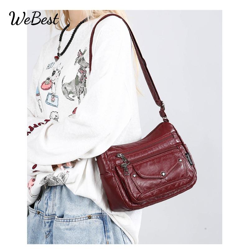 

Multi Layer Single Shoulder Large Capacity Crossbody Women s Bag