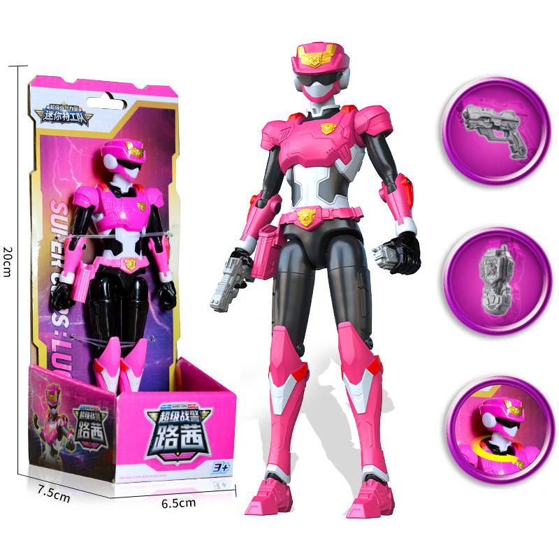 Mini Force Strongest Police Transformation Toys with Weapon Action Figures MiniForce X Simulation Animal Mini Agent Toy