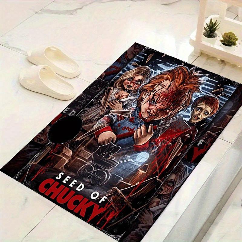 

1pc Chucky Pattern Area Rug, Anti slip Non Shedding Stain Resistant Carpet 60cm by 90cm