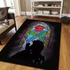 1pc Beauty and the Beast Pattern Carpet Area Rug Non-slip Carpet Hand Washable Floor Mat Suitable For Living Room Bedroom Home Decor Room De