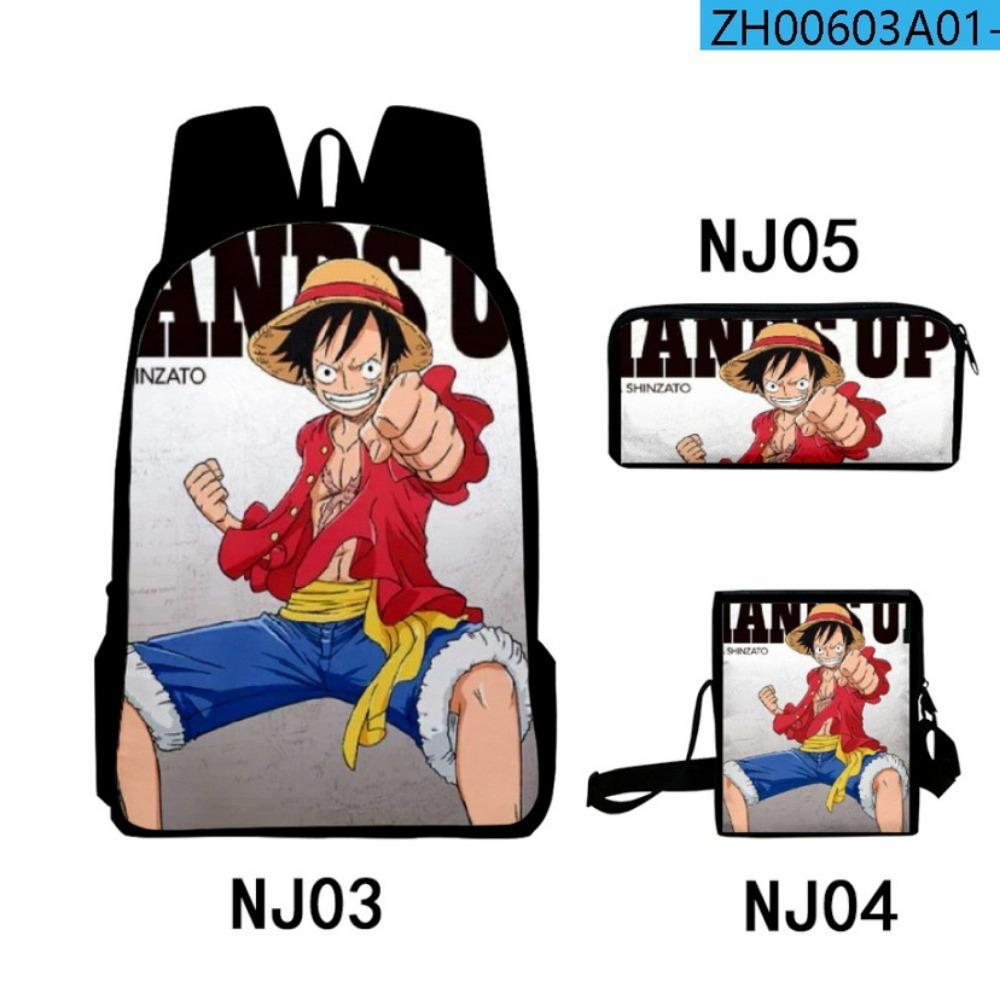 ONE PIECE onepiece backpack student schoolbag cartoon children Luffy animation expansion