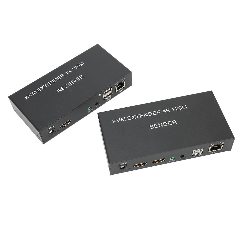 4K HD Multimedia Interface Extender Single CAT 5E 6 120m KVM Single Network Extender for Keyboard