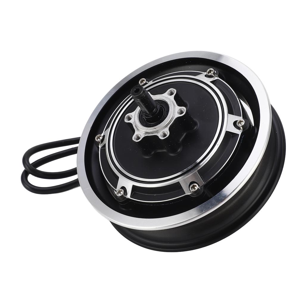 Electric Scooter Hub Motor 48V 1000W Electric Bike Brushless Disc Brake Hub Motor for 10 Inch Outer Tire