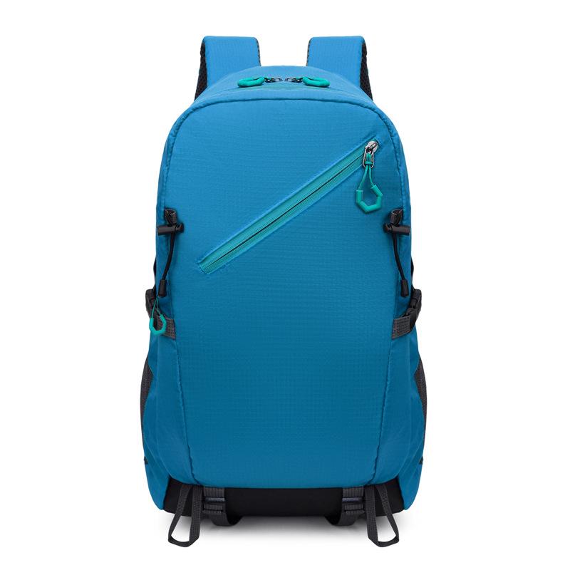 

2025 Custom Logo Breathable Outdoor Sports Backpack - Solid Color Travel & Mountaineering Bag 20-35L озеро зелений колір