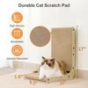 L-Shaped Vertical Wooden Cat Scratching Post - Non-Shedding Indoor Cat Toy & Claw Board