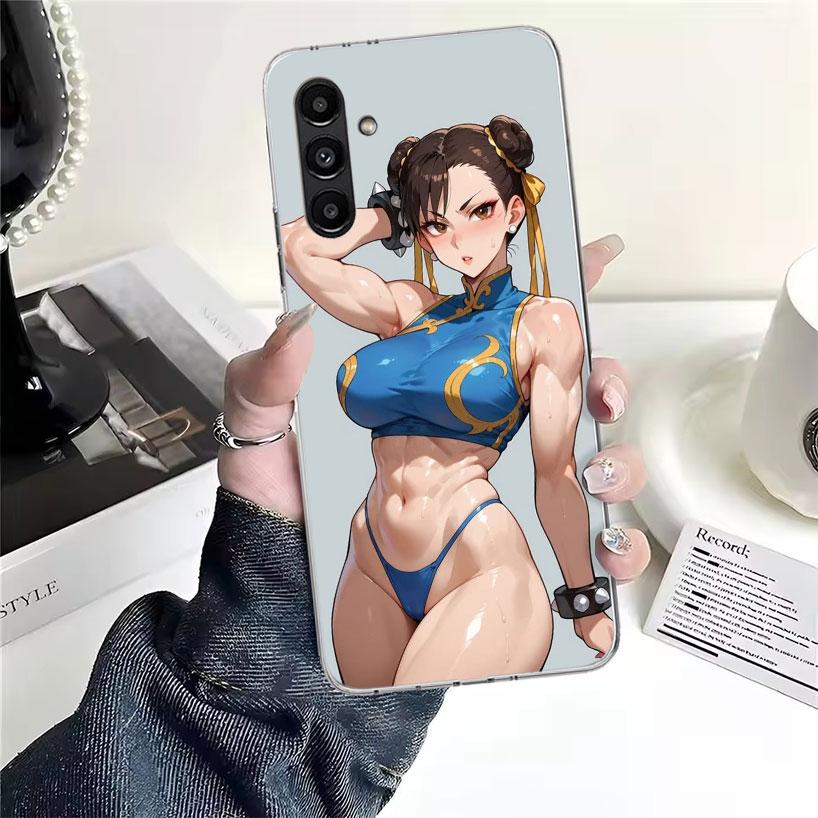 ChunLi S-Street F-FighterS Phone Case For Samsung Galaxy A13 A14 A15 A16 A17 A53 A54 A55 A56 A57 A33 A34 A35 A36 A37 A23 A24 A25