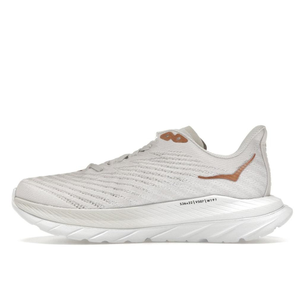 HOKA Mach 5 Weiß Kupfer Damen Sneaker 1127894-WCPP