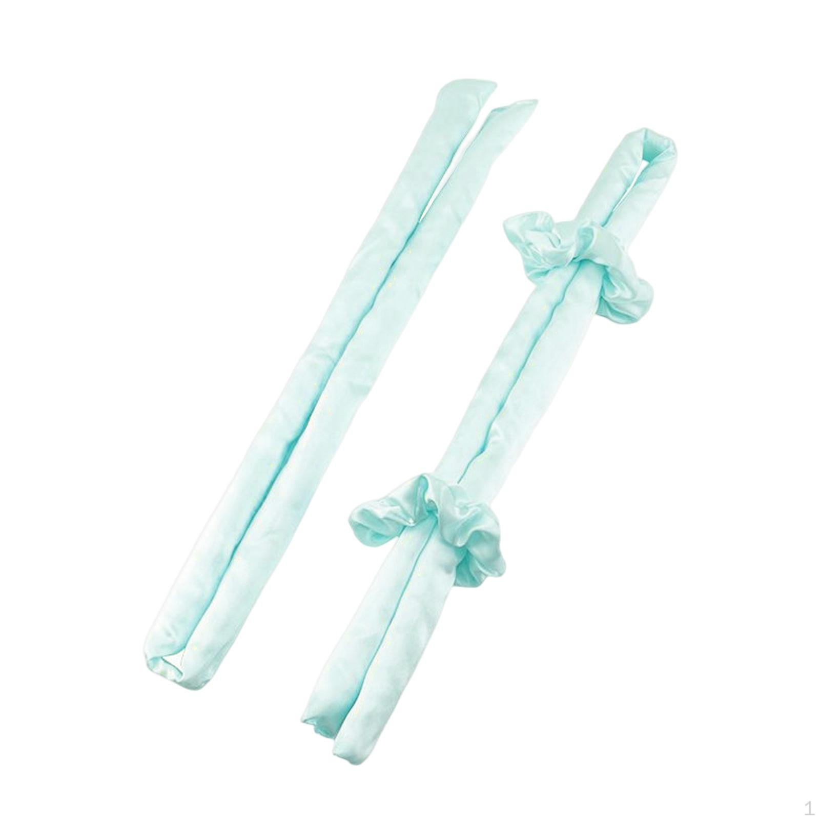 s ers, Headband, with 2 Scrunchie Lazy Hair er, Styling Tool No Heat ing Rod Long er Set,
