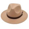 Cappello a Cilindro per Bambini Fibbia per Cintura Cappello in Feltro da Sfilata Cappello di Lana da Esterno Genitore-Figlio Cappello Jazz Uomini e Donne
