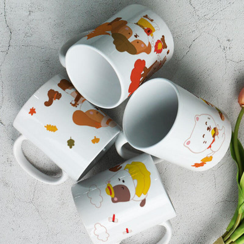 tf595-Design Mug 4p-Animals' Autumn