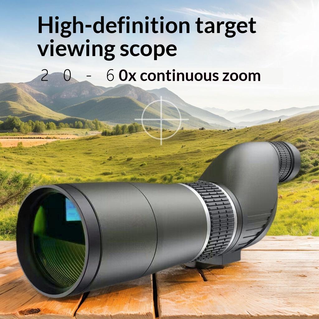 11-61x61 Spotting Scope High Power Zoom Monocular Telescope for Bird Watching Target Shooting
