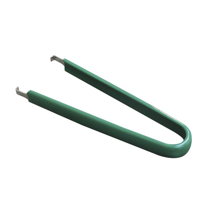 1Pc Black/Green ertion Extraction Tweezers Clip Puller,IC Chip Extraction Machine Fixture,U-Shaped IC Chip Extraction Tool
