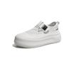 Sommer Neue Ins Atmungsaktive Weiße Schuhe Damen Low-Top Freizeit-Board-Schuhe Plateau-Plateau-Schuhe