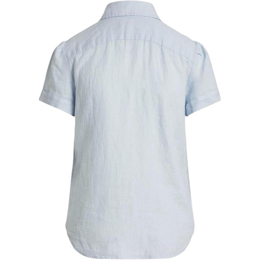 Polo Ralph Lauren SS26 Linen Short Sleeve Casual Straight Shirt Women shirts WMPOSHTNDO21076-400