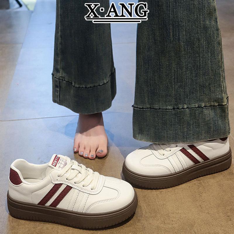 Leather women's autumn new versatile little white shoes women's shoes casual sports board shoes