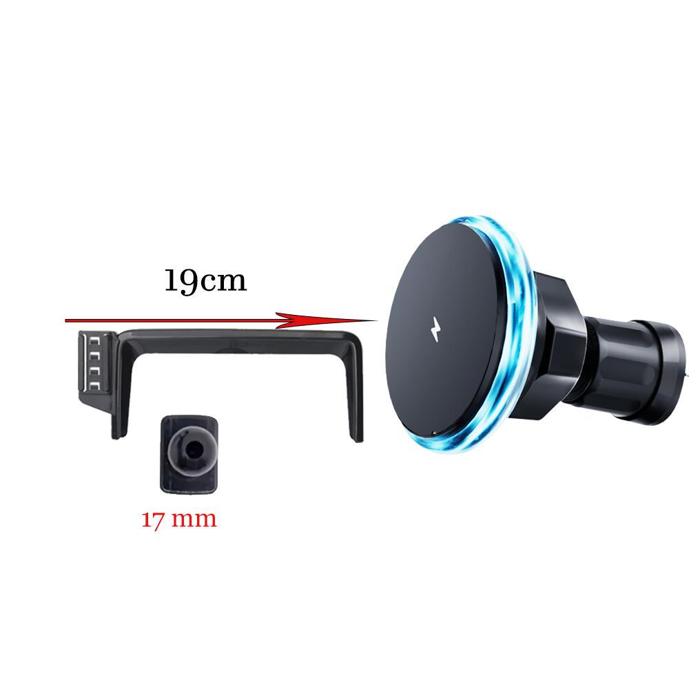 15W Car Phone Holder for Mercedes-Benz A B Class W246 W176 2012~2018 Magnetic GPS Support Wireless Charging Accessories iPhone