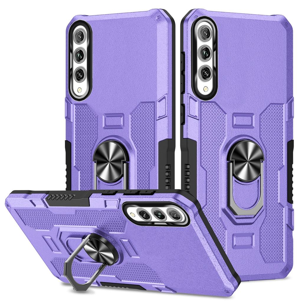 For Huawei Y9s Case Shockproof Armor Finger Holder Magnetic Metal Ring Cover For Huawei Y9S Y9 S Silicone Bumper Cases