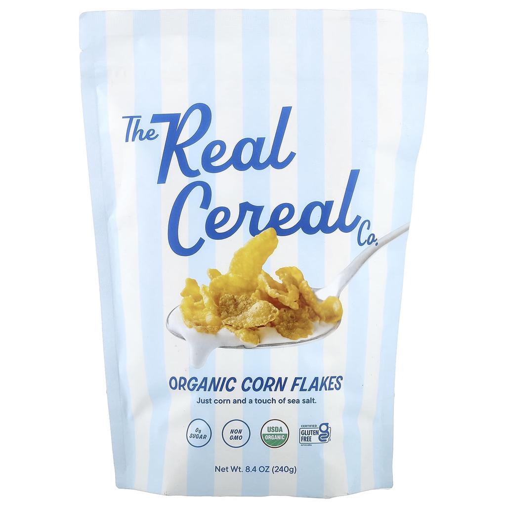 The Real Cereal Co, Organic Corn Flakes, 240g (8.4oz)