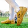 Fashion Green Men's Football Training Shoes Size 35-46 Soccer Turf Shoes Unisex Professional Indoor Futsal Sneakers Men