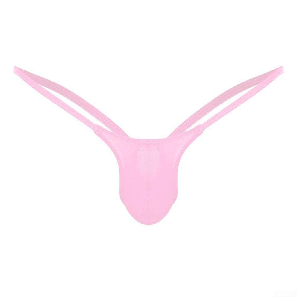 T-back Underwear Briefs Tanga Knickers Panties Low rise Solid Breathable