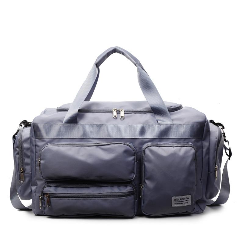Travel Bag Large Capacity Women's Light Portable Business Travel Luggage Bag Oxford Cloth Dry and Wet Separation Sports Fitness Bag