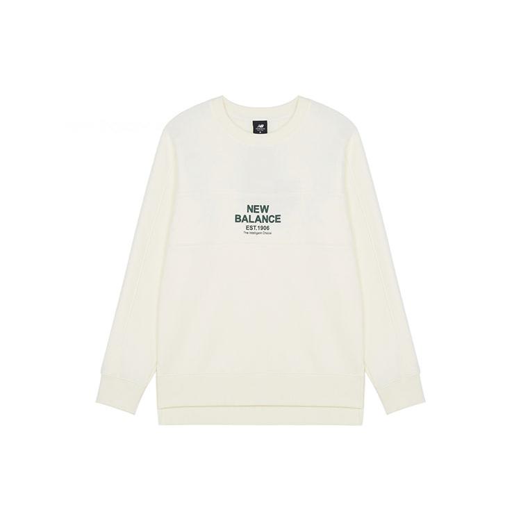 New Balance Sweatshirt Men s White AMT14319-NMC L