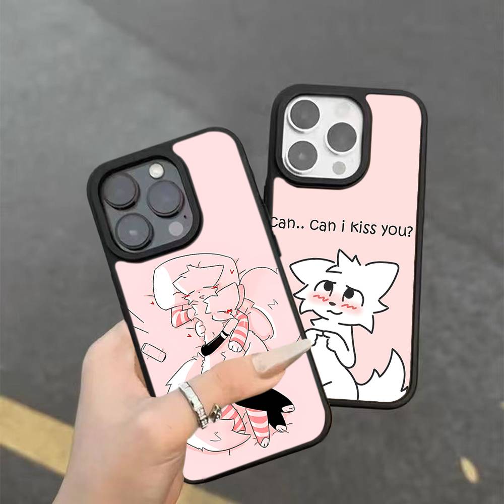 Boykisser Silly Cartoon Phone Case For IPhone 17 Pro 16 Plus 16 Pro Max 15 14 13 12 11 PC+TPU Back Cover