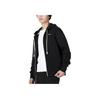 Nike Felpa con cappuccio e zip, stampa logo tinta unita, giacca da running e fitness da uomo, giacca nera DQ5817-010