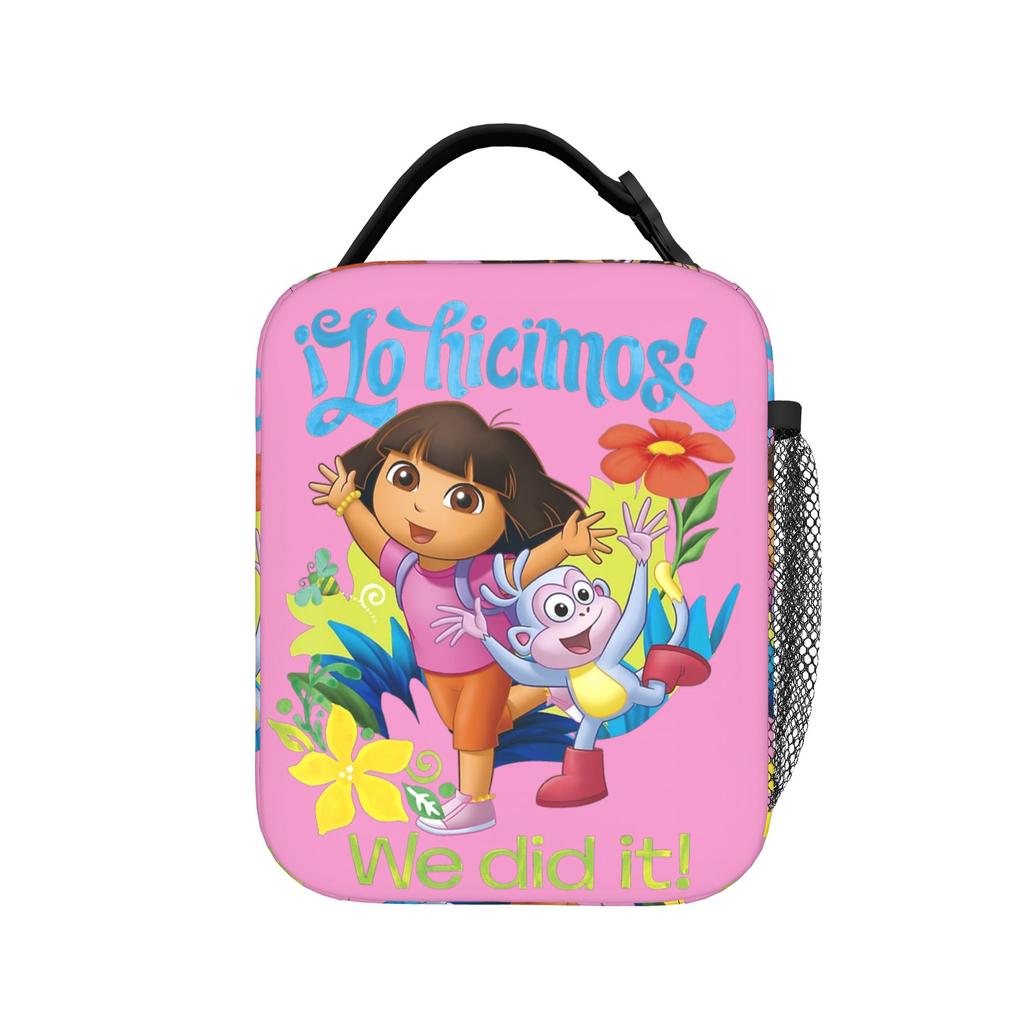 Kawaii D-Doras Cartoon Insulated Lunch Bags Thermal Bag Reusable Meal Container Leakproof Tote Lunch Box Food Bag Beach Outdoor