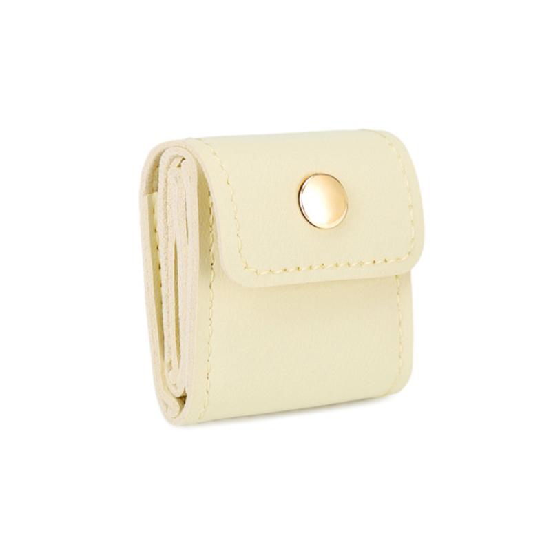Foldable Jewelry Organizer Pouch With Multi Compartments For Rings Necklaces Earring Mini Travel Jewelry Roll Bag With Buckle