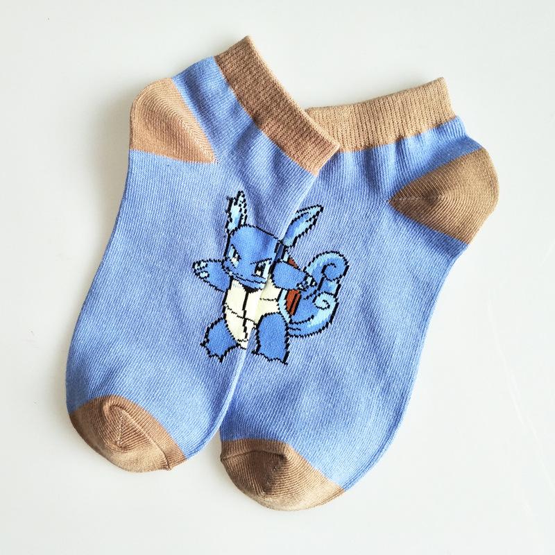 Anime  Pikachu Socks Cosplay Bulbasaur Eevee Cute Figure Doll Unisex Socks