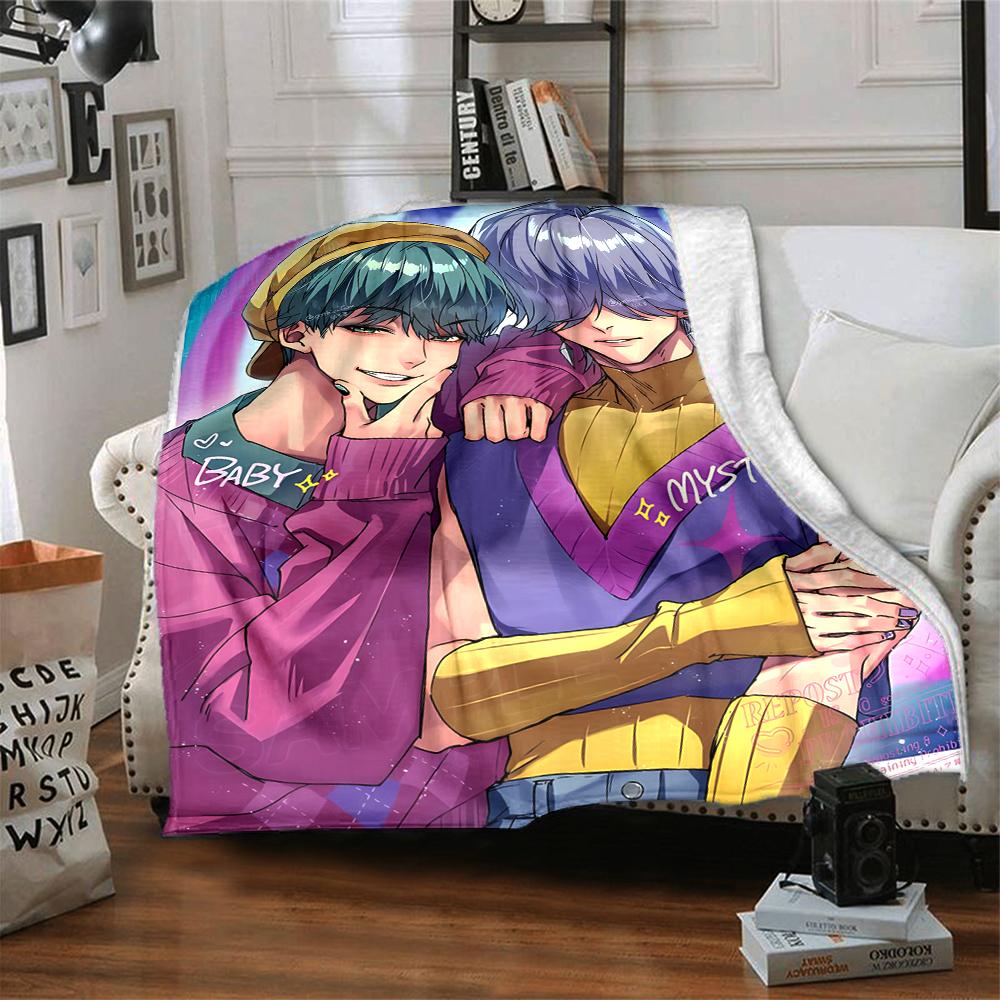 1Pc Baby Mystery Friendship Blanket For Couch Bed Plush Cozy Fuzzy Blanket Super Soft Warm Blankets For Fall And Winter 0918198