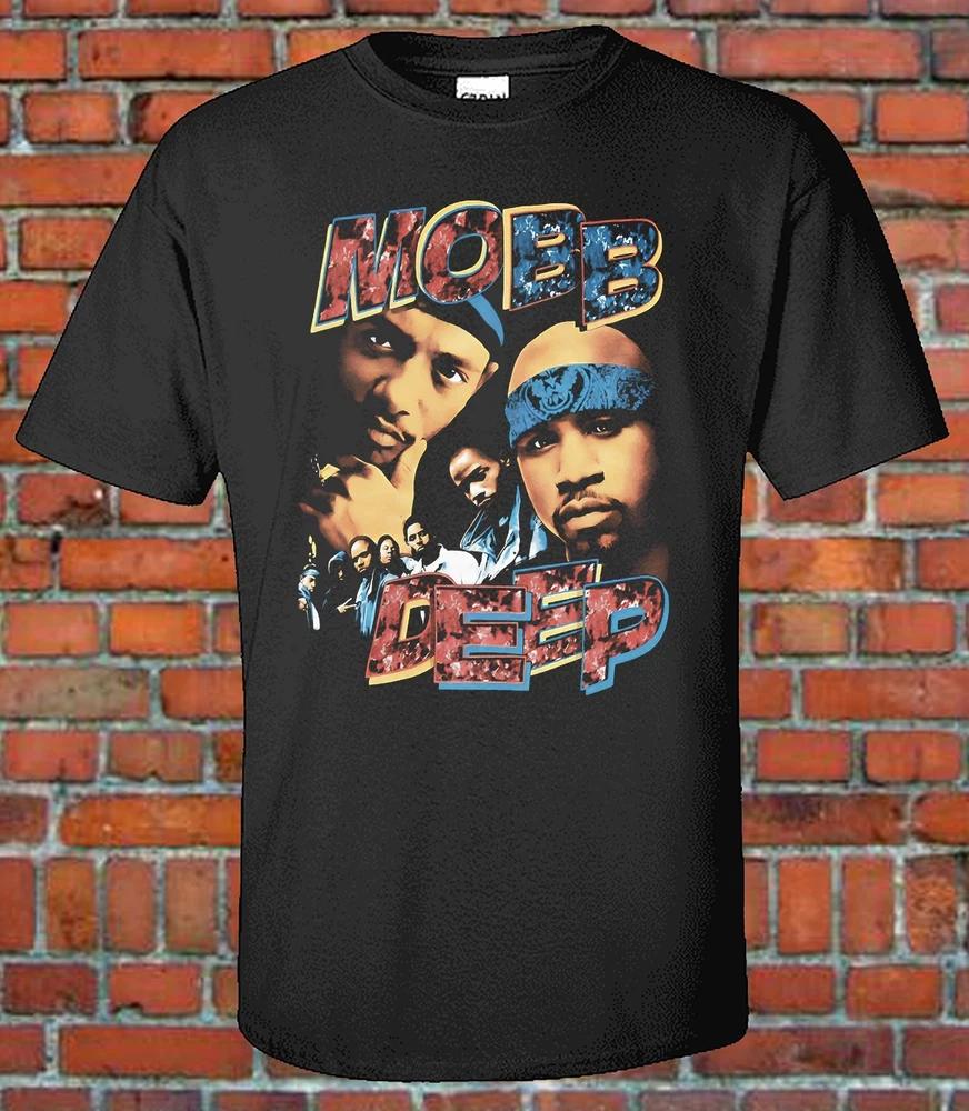 Vintage Recreated Mobb Deep 90s Bootleg Tee Graphic TShirt S