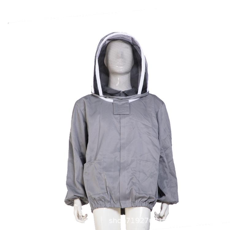 

Gray Beekeeping Suit with Removable Hat - Multicolor Beekeeping Protective Clothing