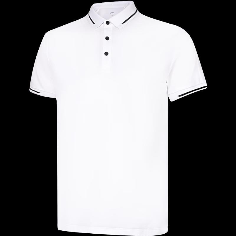 Li-Ning Men s Short Sleeve Round Neck Polo Shirt 4XL