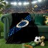 Coperta con Stemma FC Brugge Leggera Ideale per Letto Perfetta per Viaggi, Campeggio, Soggiorni, Uffici, Divani, Regalo di Natale per tifosi